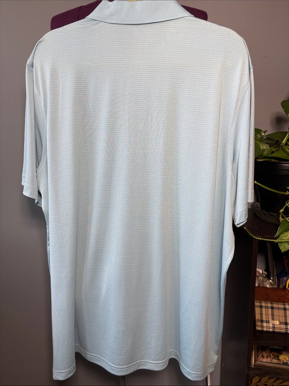 Croft & Barrow Men’s Pale Blue Short-Sleeve Polo - Picture 6 of 6